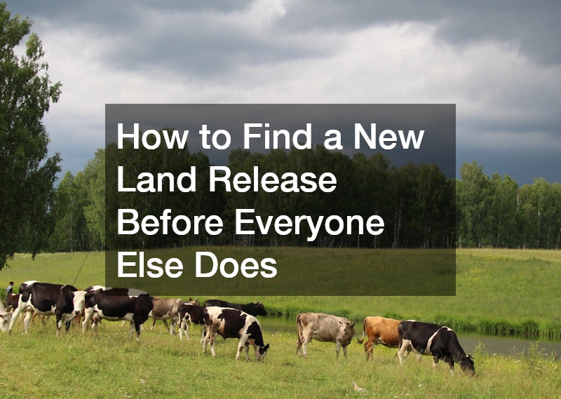 How to Find a New Land Release Before Everyone Else Does